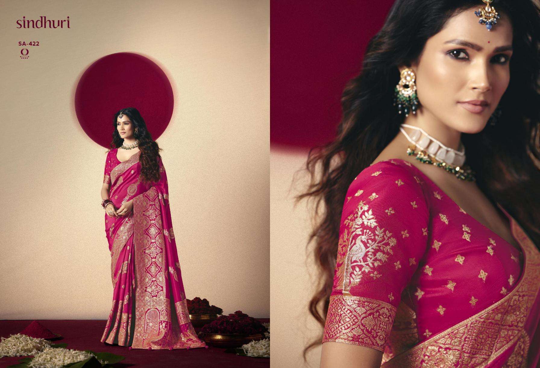 KIMORA SINDURI PRESENTS DEVIKA BEMBERG VISCOSE TRADITIONAL SAREES CATALOG WHOLESALER AND EXPORTER IN SURAT