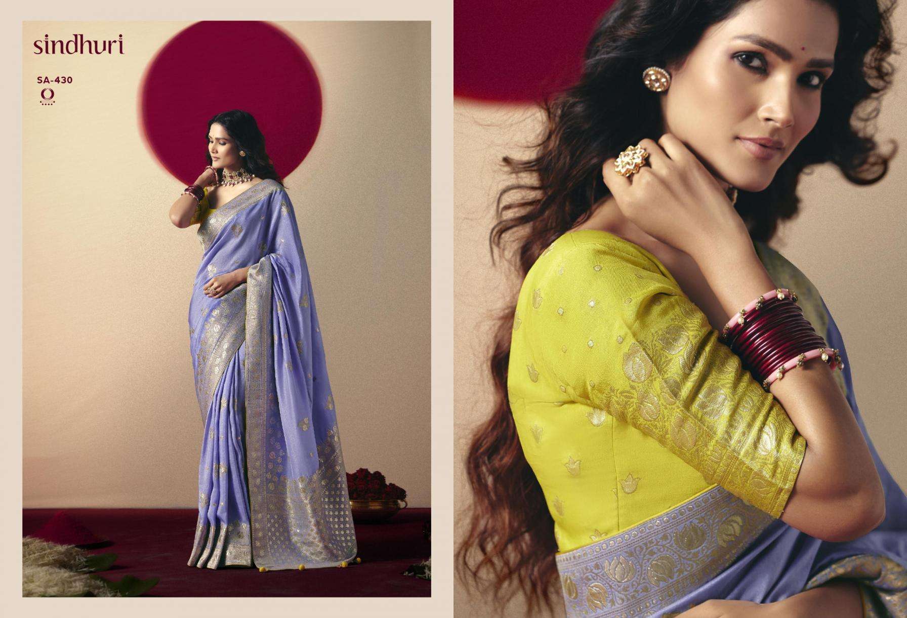 KIMORA SINDURI PRESENTS DEVIKA BEMBERG VISCOSE TRADITIONAL SAREES CATALOG WHOLESALER AND EXPORTER IN SURAT