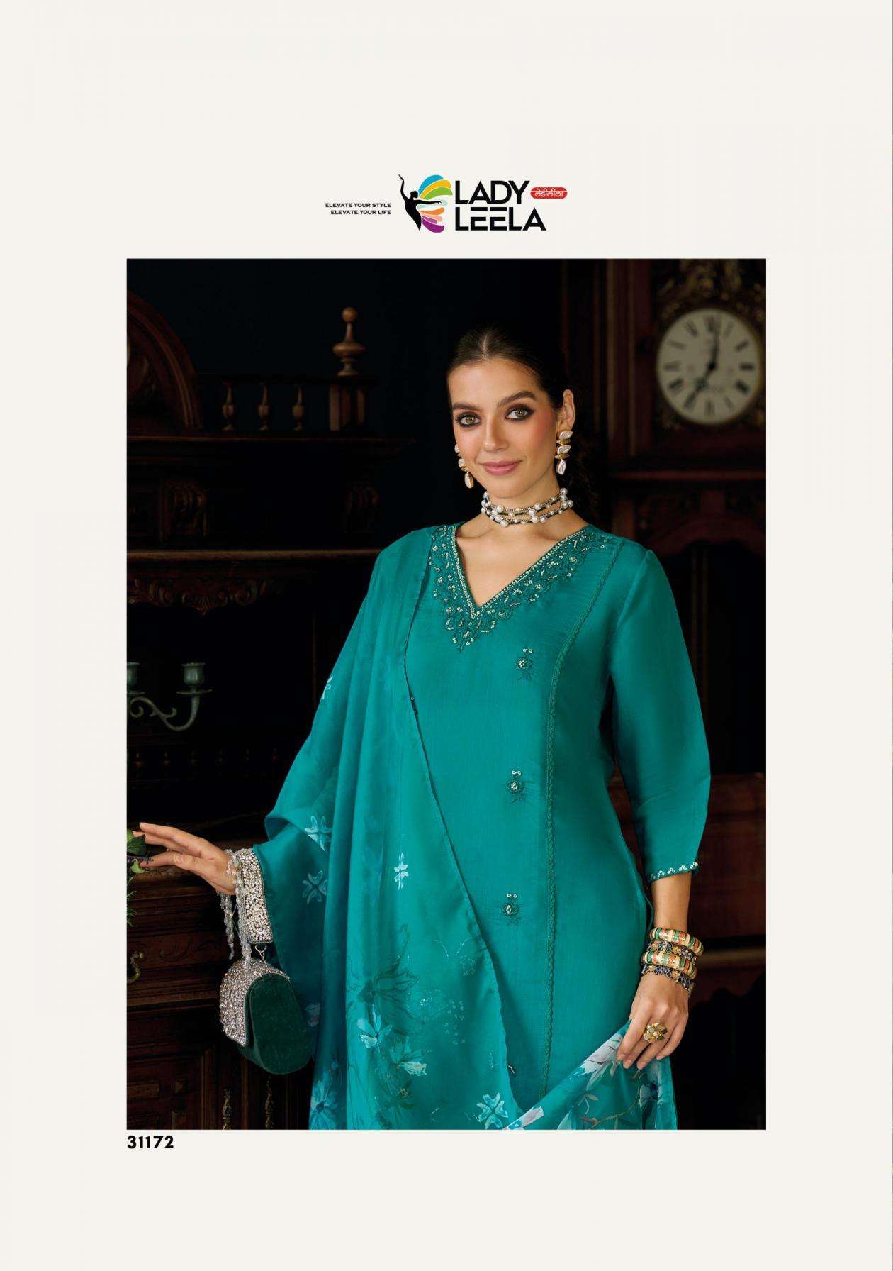 LADY LEELA PRESENTS SAIYAARA VISCOSE MUL CHANDERI KURTI WITH BOTTON AND DUPPATA CATALOG WHOLESALER AND EXPORTER IN SURAT