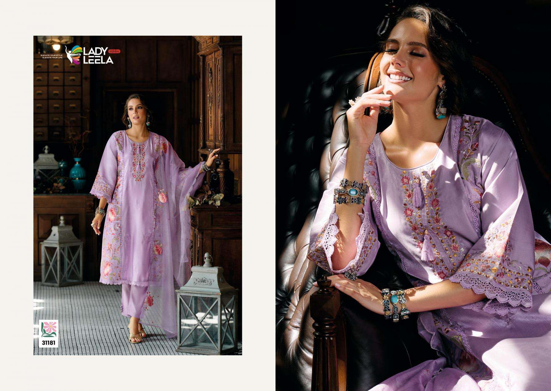 Lady Leela Presents Viscose Roman Readymade Party Wear Kurtis Catalog Wholesaler And Exporter 