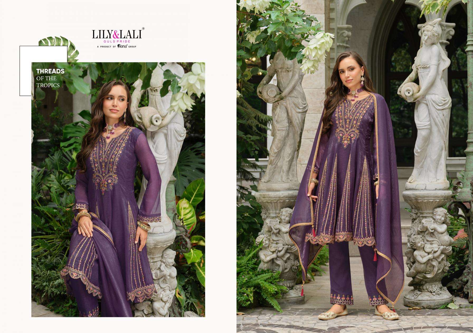 Lily & Lali Presents Aasma Silk Festival Wear Readymade Ladies Suits Catalog Wholesaler And Exporter  