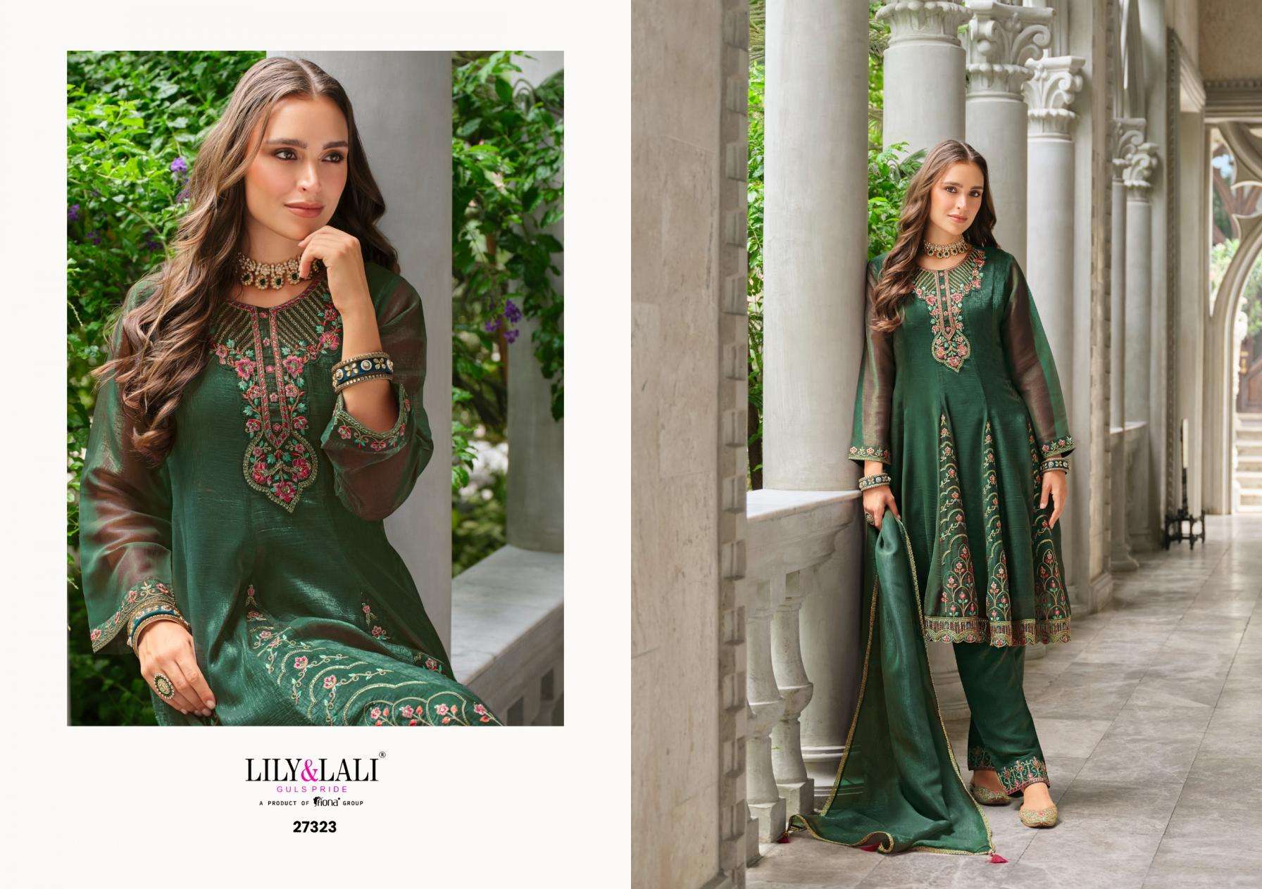 Lily & Lali Presents Aasma Silk Festival Wear Readymade Ladies Suits Catalog Wholesaler And Exporter  