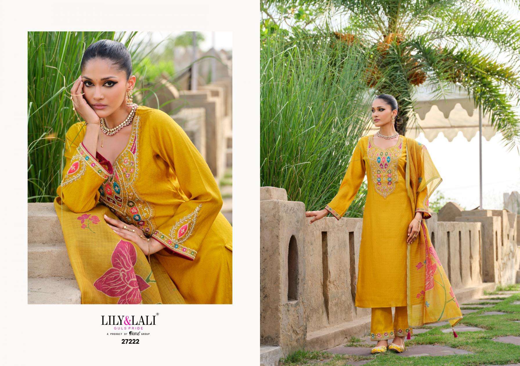 LILY & LALI PRESENTS DEEPIKA SILK FULLY STITCH PARTY WEAR KURTIS CATALOG WHOLESALER AND EXPORTER IN SURAT 