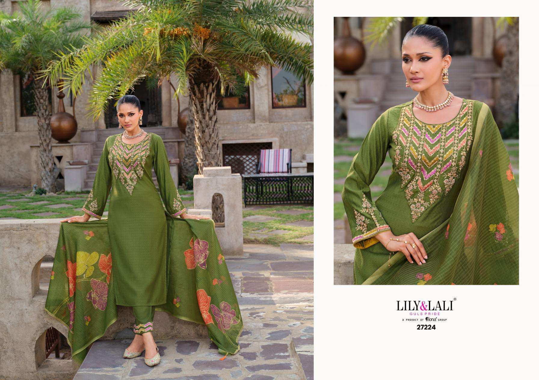 LILY & LALI PRESENTS DEEPIKA SILK FULLY STITCH PARTY WEAR KURTIS CATALOG WHOLESALER AND EXPORTER IN SURAT 