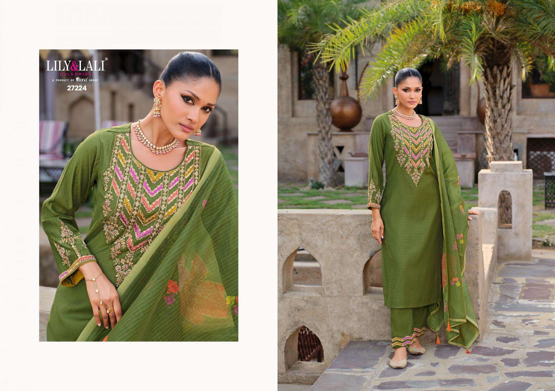 LILY & LALI PRESENTS DEEPIKA SILK FULLY STITCH PARTY WEAR KURTIS CATALOG WHOLESALER AND EXPORTER IN SURAT 