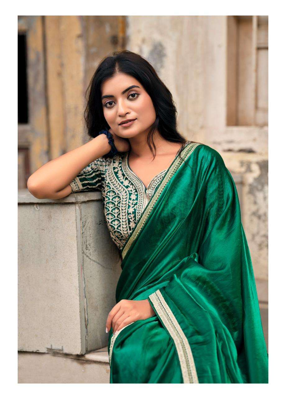 Lt Fashions Presents Magnolia vol-10 Malai Silk Casual Saree With Fancy Blouse Catalog Wholesaler And Exporter 