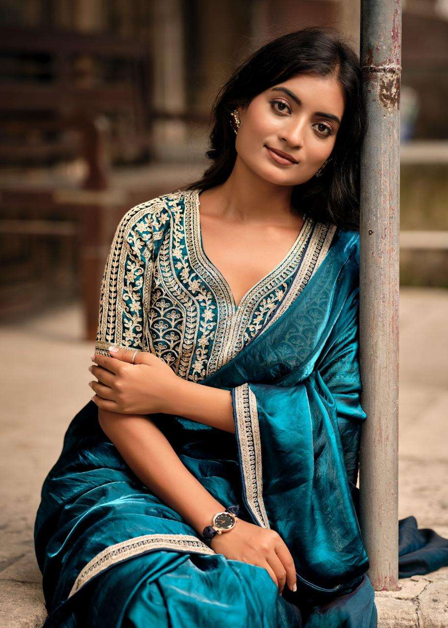 Lt Fashions Presents Magnolia vol-10 Malai Silk Casual Saree With Fancy Blouse Catalog Wholesaler And Exporter 