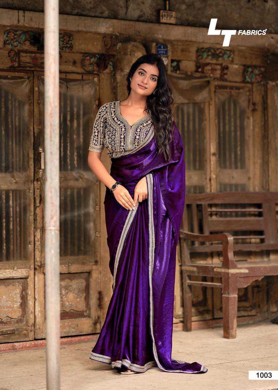 Lt Fashions Presents Magnolia vol-10 Malai Silk Casual Saree With Fancy Blouse Catalog Wholesaler And Exporter 
