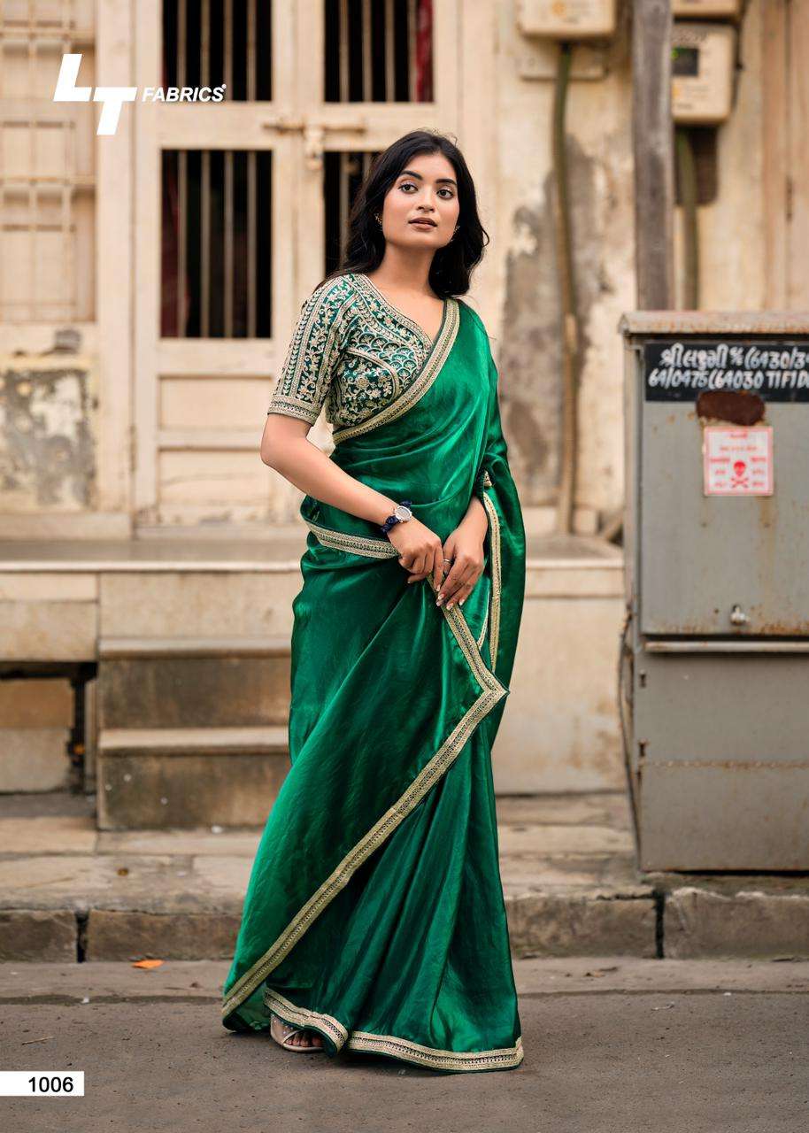 Lt Fashions Presents Magnolia vol-10 Malai Silk Casual Saree With Fancy Blouse Catalog Wholesaler And Exporter 