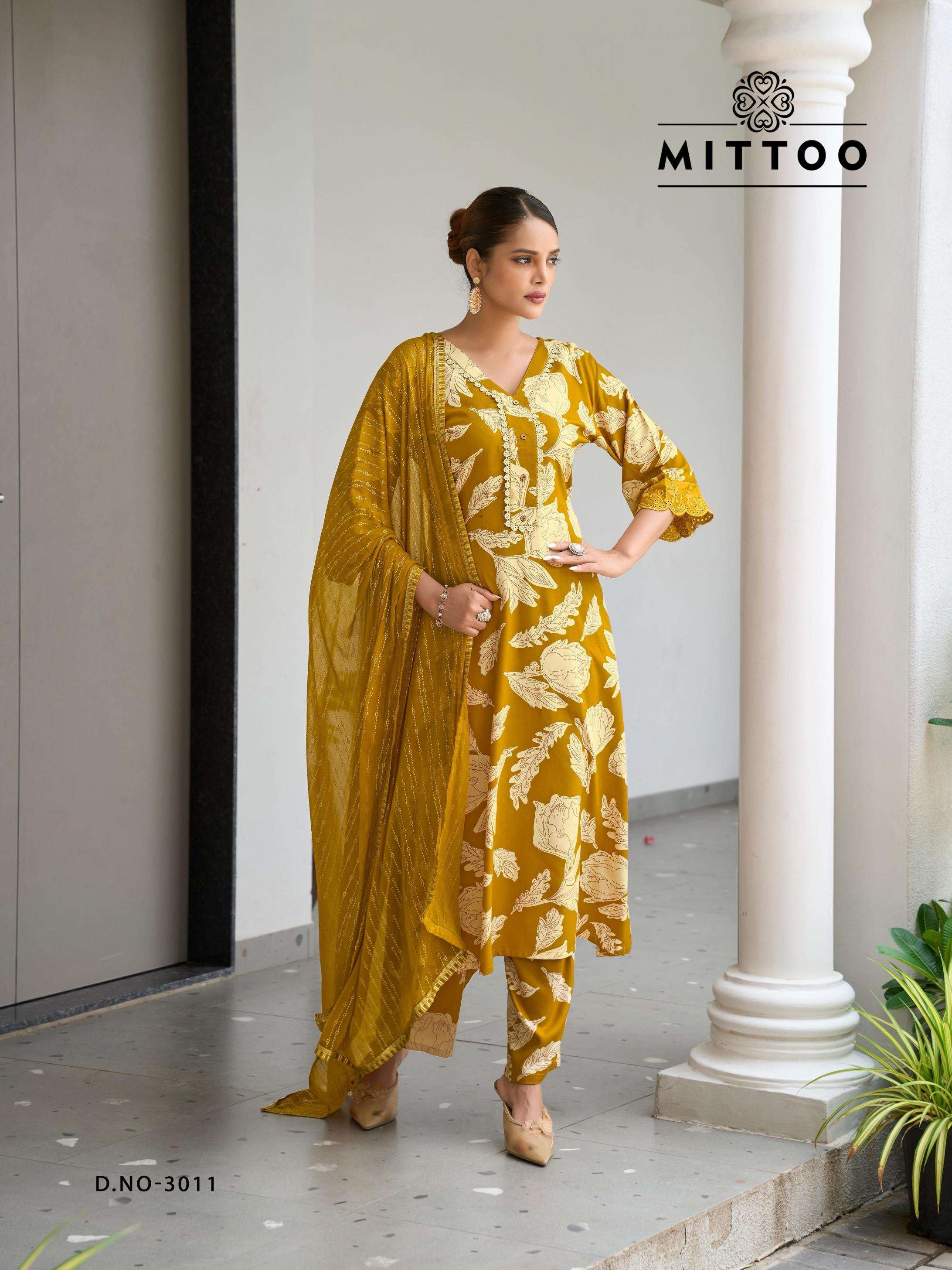 Mittoo Presents Disney Vol-2 Rayon 3pcs Readymade Kurtis Catalog Wholesaler And Exporter 