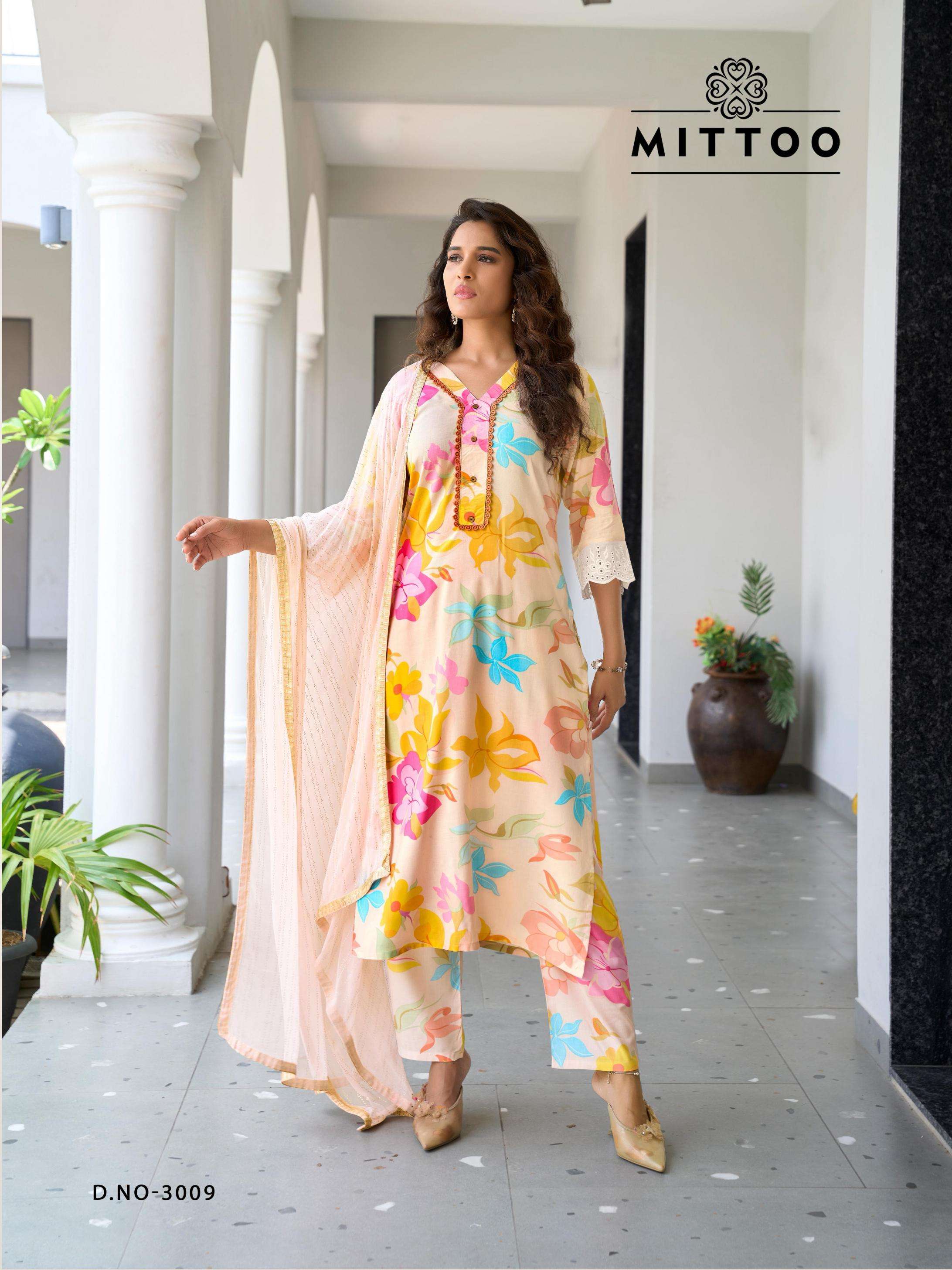 Mittoo Presents Disney Vol-2 Rayon 3pcs Readymade Kurtis Catalog Wholesaler And Exporter 