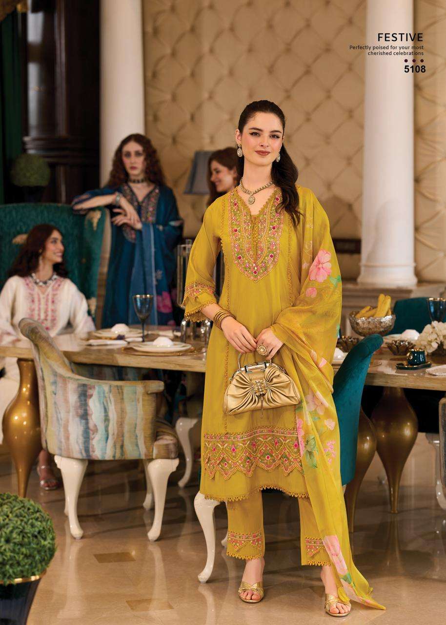 PRM PRESENTS AMORA ROMAN SILK DESIGNER KURTIS CATALOG WHOLESALER AND EXPORTER 