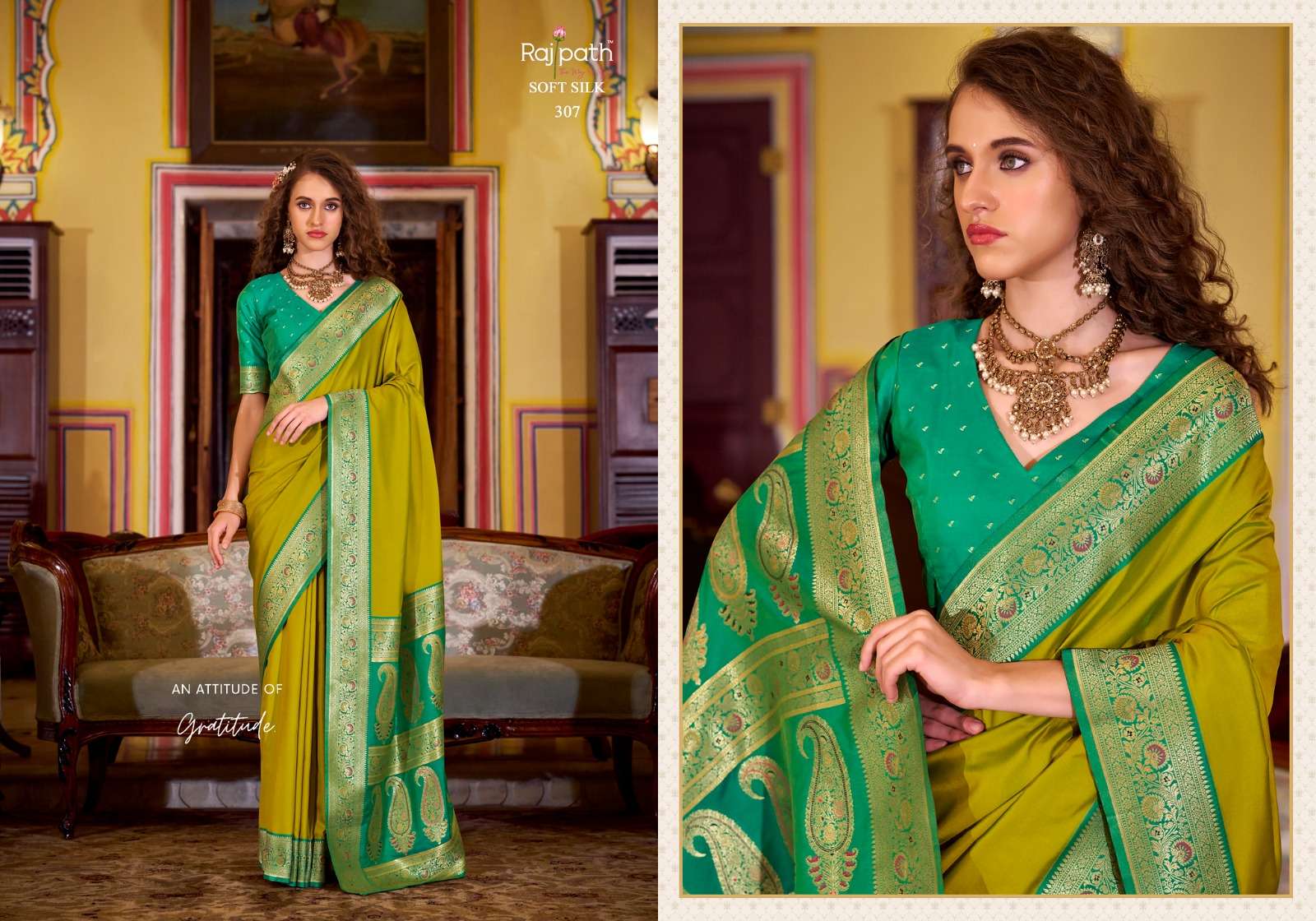 RAJPATH PRESENTS LEGENDER FANCY SOFT SILK SAREES CATALOG WHOLESALER AND EXPORTER IN SURAT