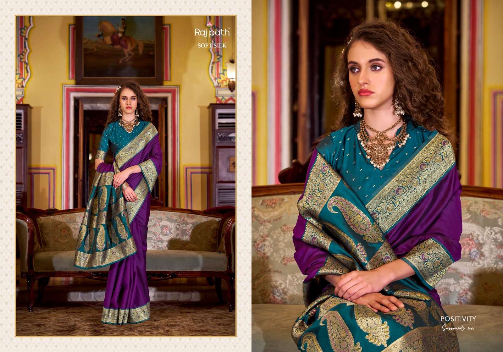 RAJPATH PRESENTS LEGENDER FANCY SOFT SILK SAREES CATALOG WHOLESALER AND EXPORTER IN SURAT