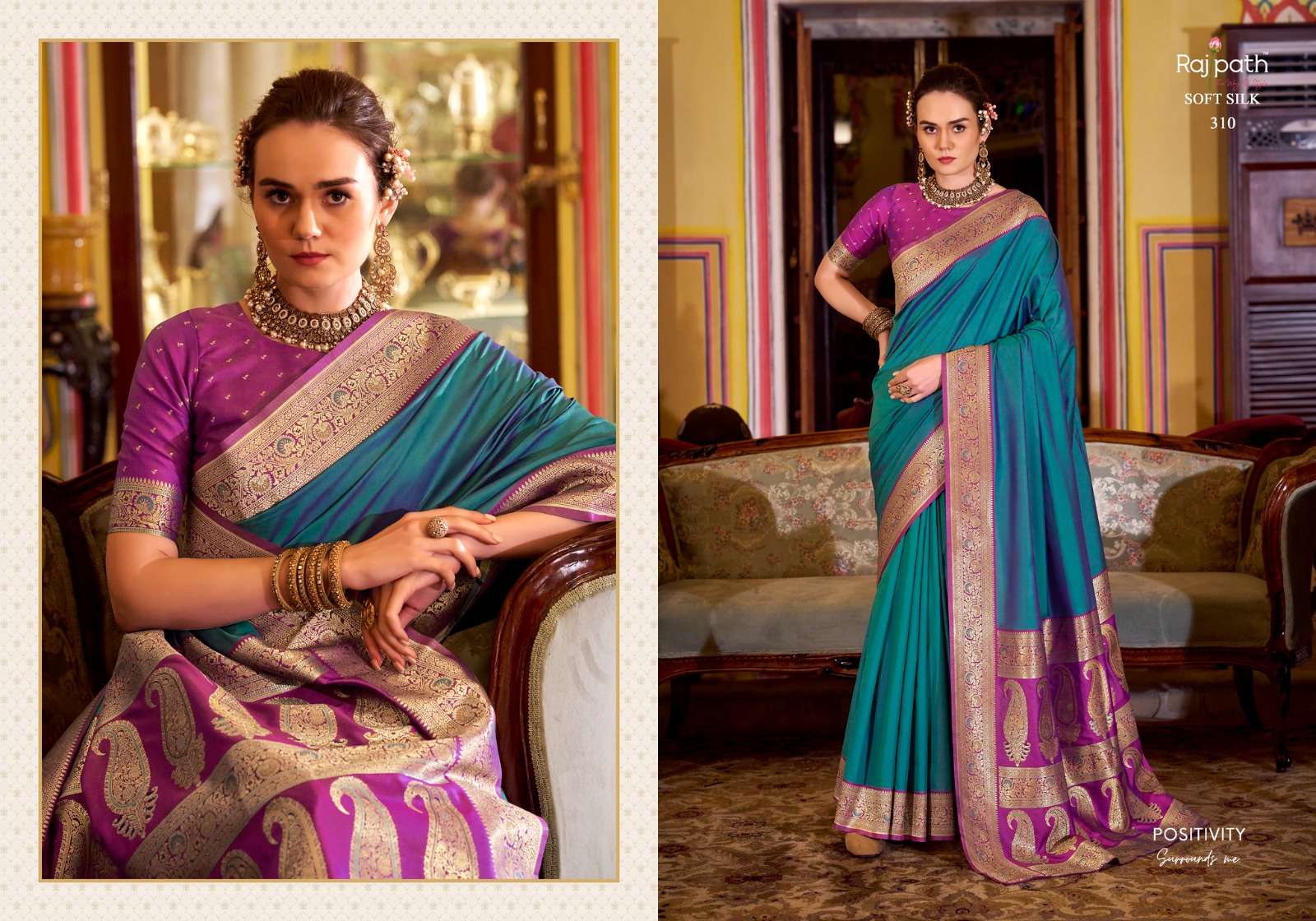 RAJPATH PRESENTS LEGENDER FANCY SOFT SILK SAREES CATALOG WHOLESALER AND EXPORTER IN SURAT