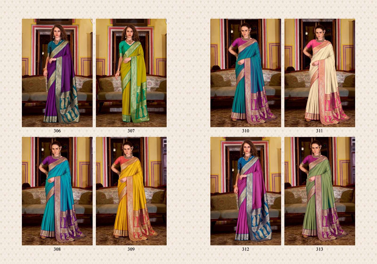 RAJPATH PRESENTS LEGENDER FANCY SOFT SILK SAREES CATALOG WHOLESALER AND EXPORTER IN SURAT