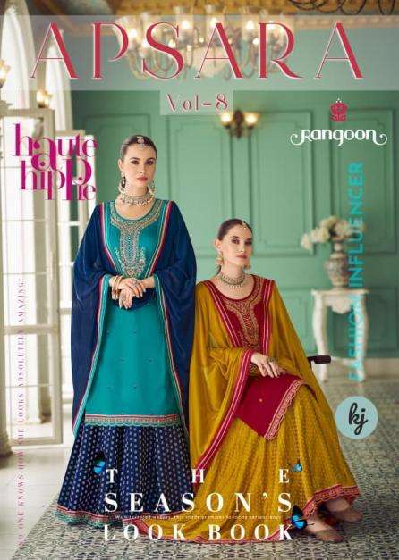 Rangoon Presents Apsara Vol-8 Readymade Jam Silk Kurti Ghaghara With Dupatta Catalog Wholesaler Exports