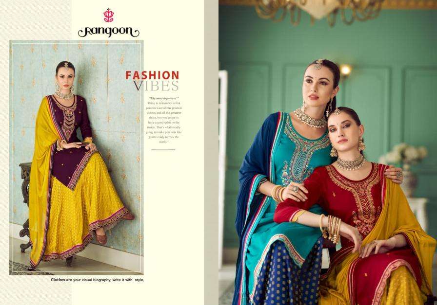 Rangoon Presents Apsara Vol-8 Readymade Jam Silk Kurti Ghaghara With Dupatta Catalog Wholesaler Exports