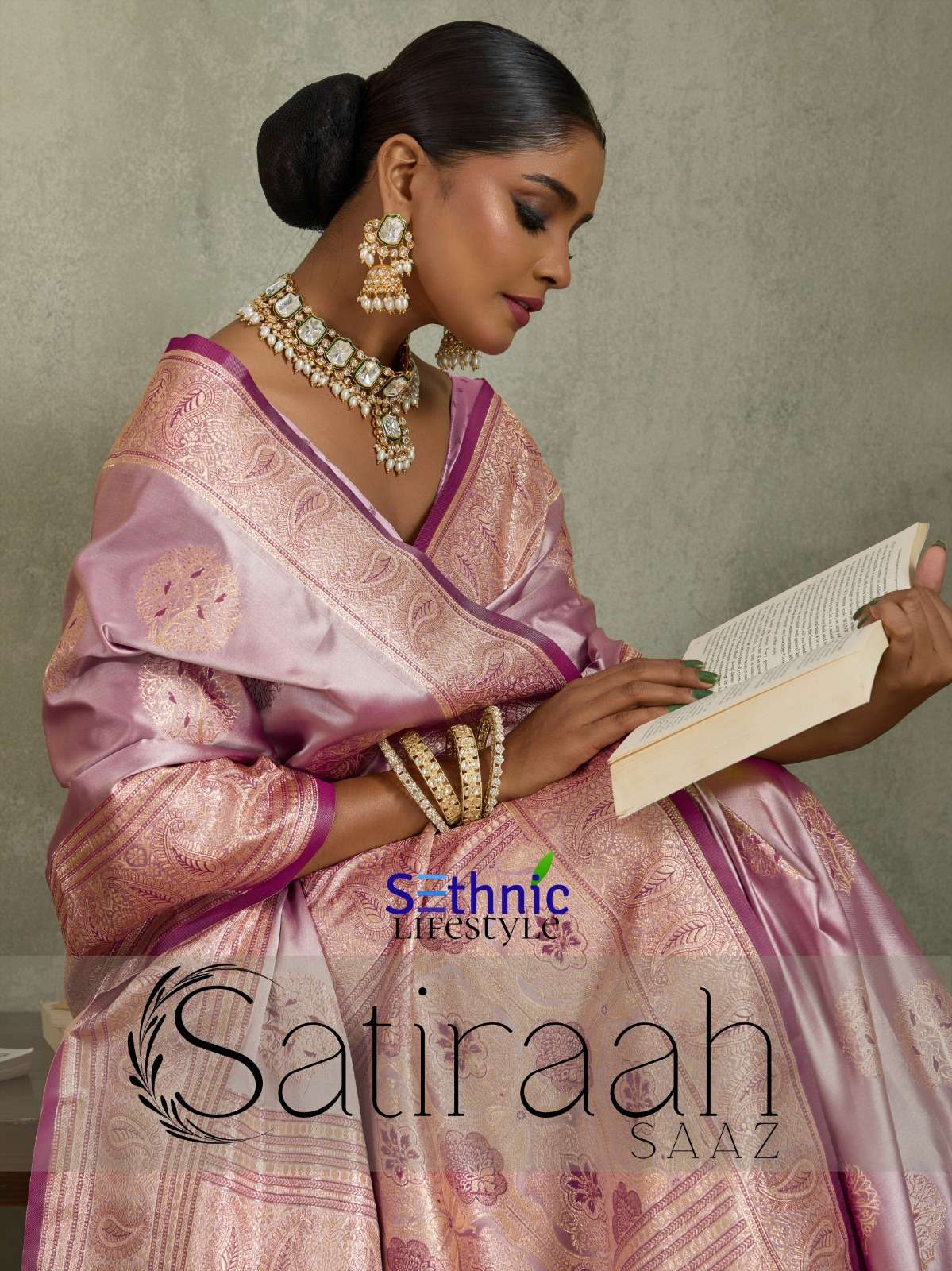 SETHNIC PRESENTS SATIRAAH FANCY SATIN SILK SAREES CATALOG WHOLESALER AND EXPORTER IN SURAT