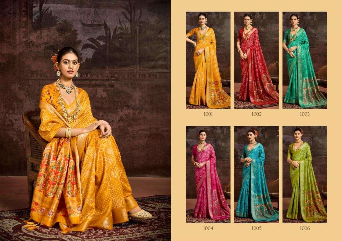 SHUBH SHREE CREATION PRESENTS CHITRANSH VOL-2 FANCY RASIAN SILK SAREES CATALOG WHOLESALER AND EXPORTER IN SURAT