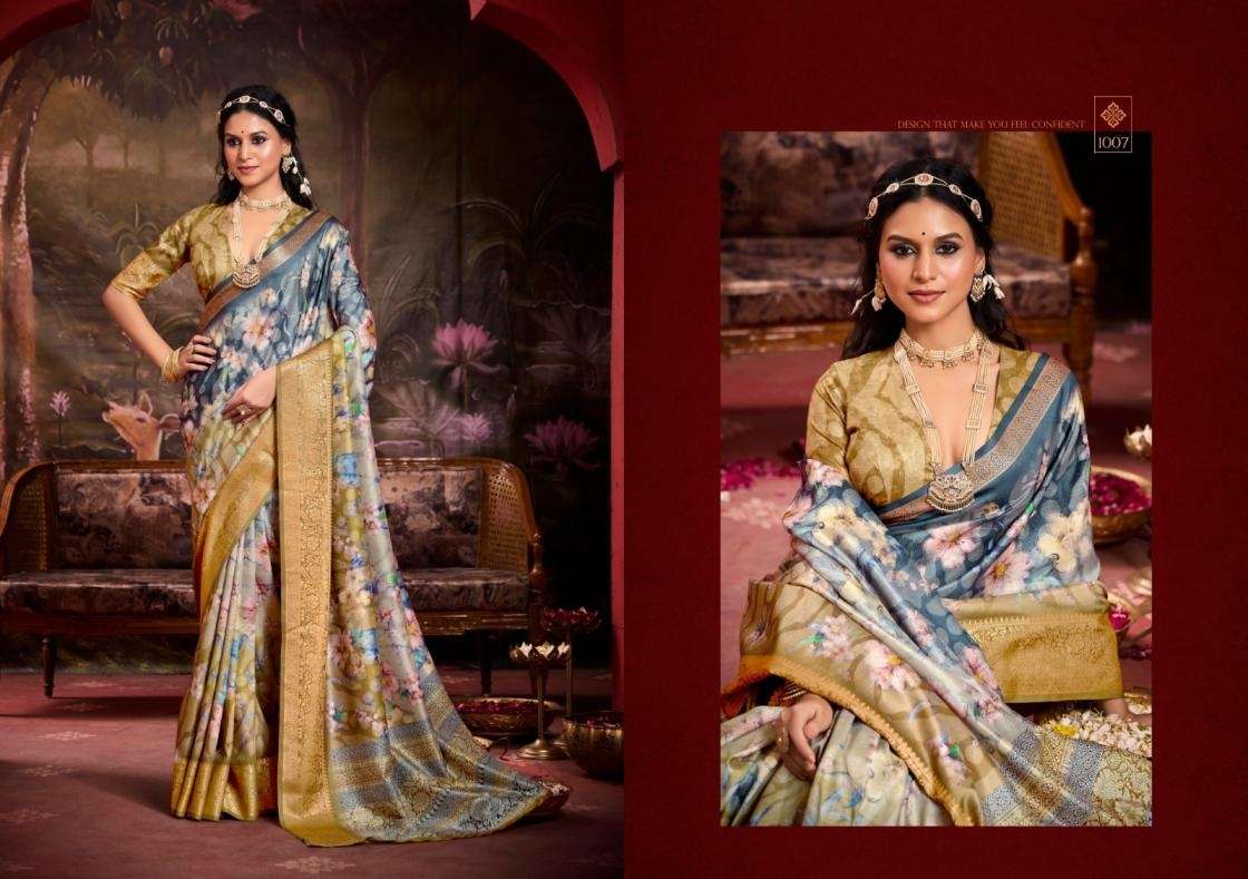 SHUBH SHREE CREATION PRESENTS STRIVA FANCY TUSSER SILK SAREES CATALOG WHOLESALER AND EXPORTER IN SURAT