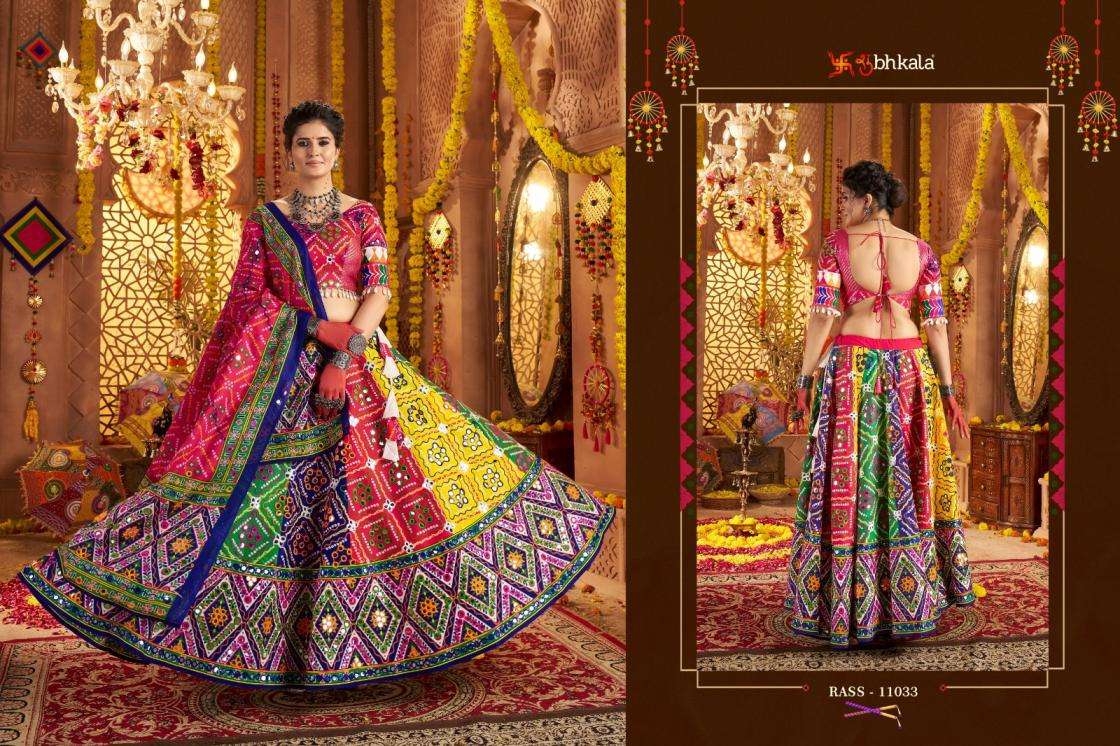 Shubhkala Presents Raas Vol-22 Organic Cotton Traditional Readymade Chaniya Choli For Navratri Festivals Catalog WHolesaler And Exporter 