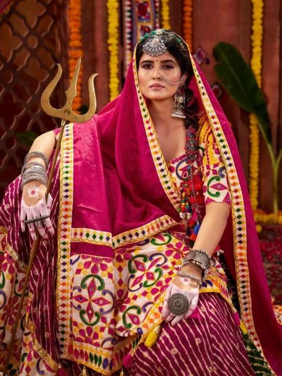 Shubhkala Presents Raas Vol-26 Viscose Cotton Readymade Navratri Chaniya Choli Catalog Wholesaler And Exporter 