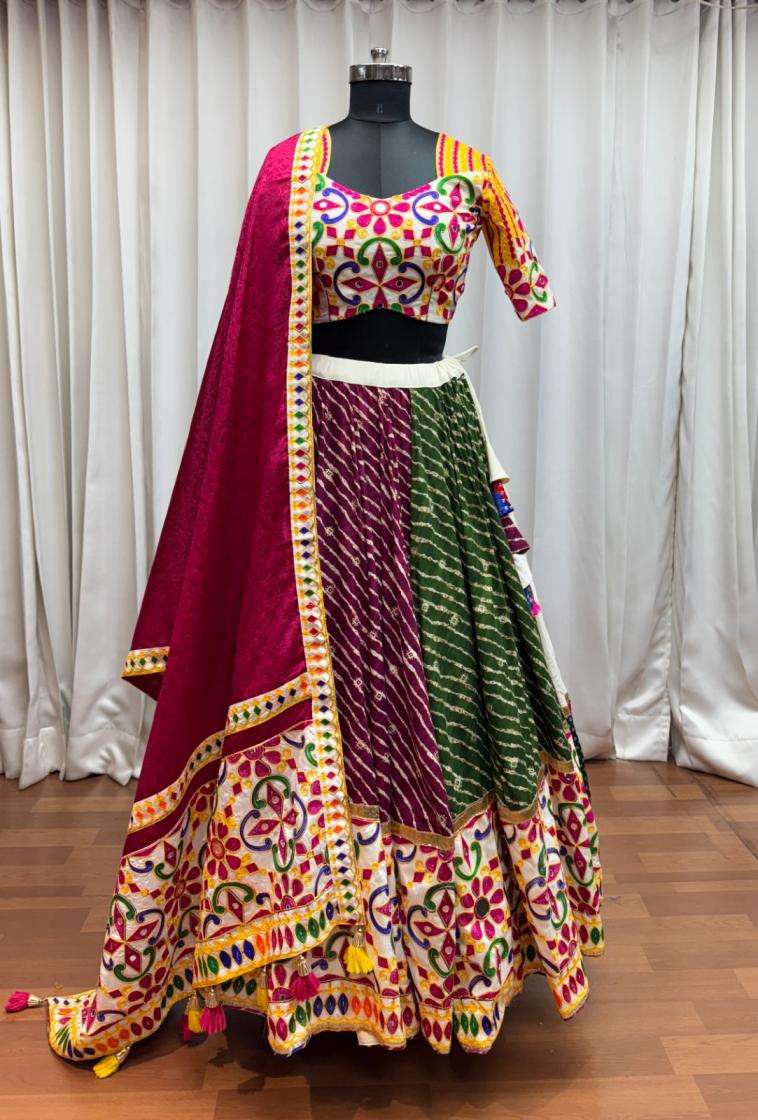 Shubhkala Presents Raas Vol-26 Viscose Cotton Readymade Navratri Chaniya Choli Catalog Wholesaler And Exporter 