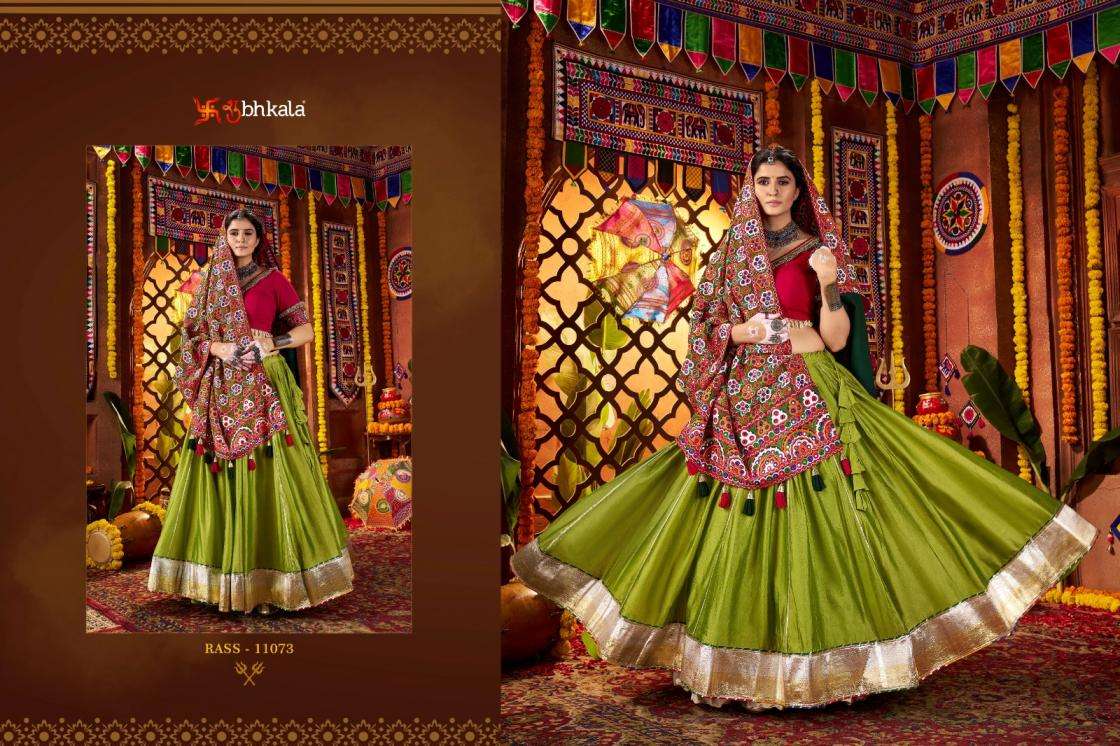 Shubhkala Presents Raas Vol-26 Viscose Cotton Readymade Navratri Chaniya Choli Catalog Wholesaler And Exporter 