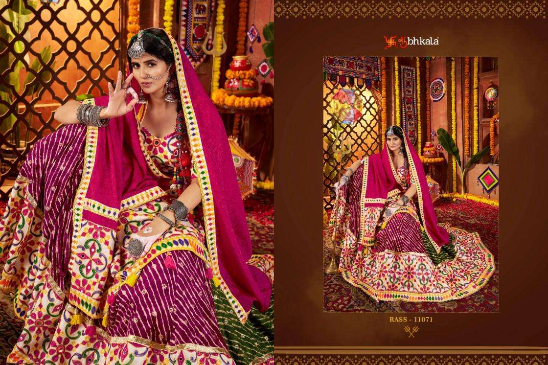 Shubhkala Presents Raas Vol-26 Viscose Cotton Readymade Navratri Chaniya Choli Catalog Wholesaler And Exporter 