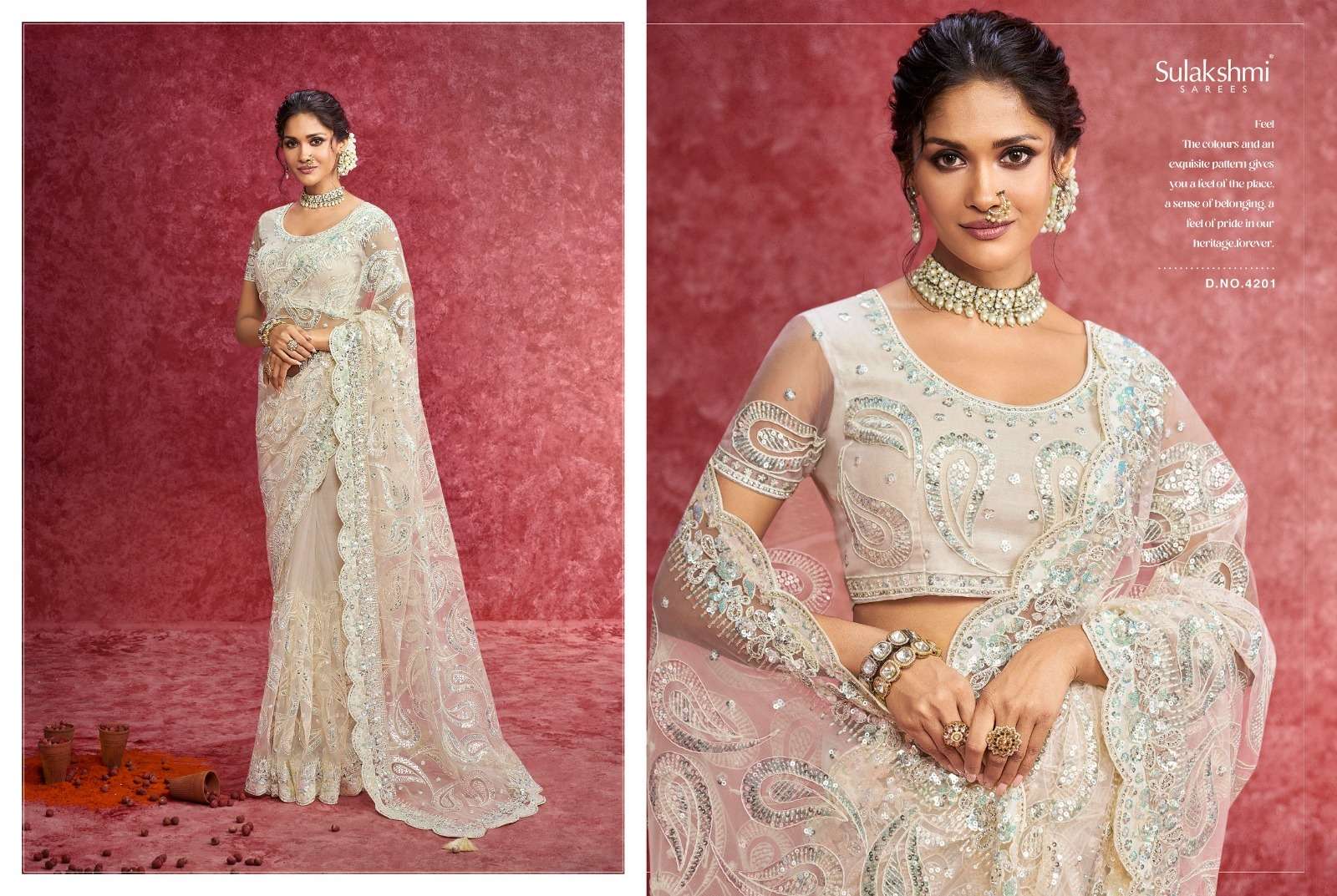 Sulakshmi Presents Ambika Fancy Designer Rich Look Occasion Wear Sarees Catalog Wholesaler And Exporter  