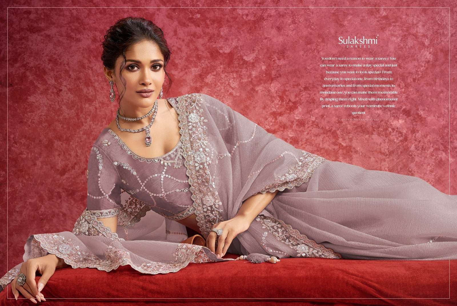 Sulakshmi Presents Ambika Fancy Designer Rich Look Occasion Wear Sarees Catalog Wholesaler And Exporter  