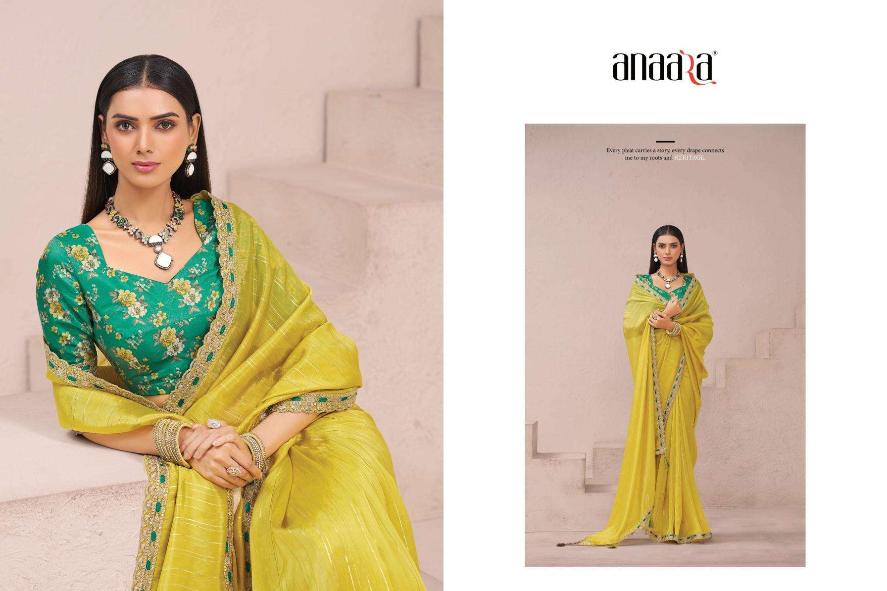 Tathastu Presents Anaara 7701-7709 Fancy Exclusive Designer Sarees For Every Occasion Catalog Wholesaler And Exporter In Surat