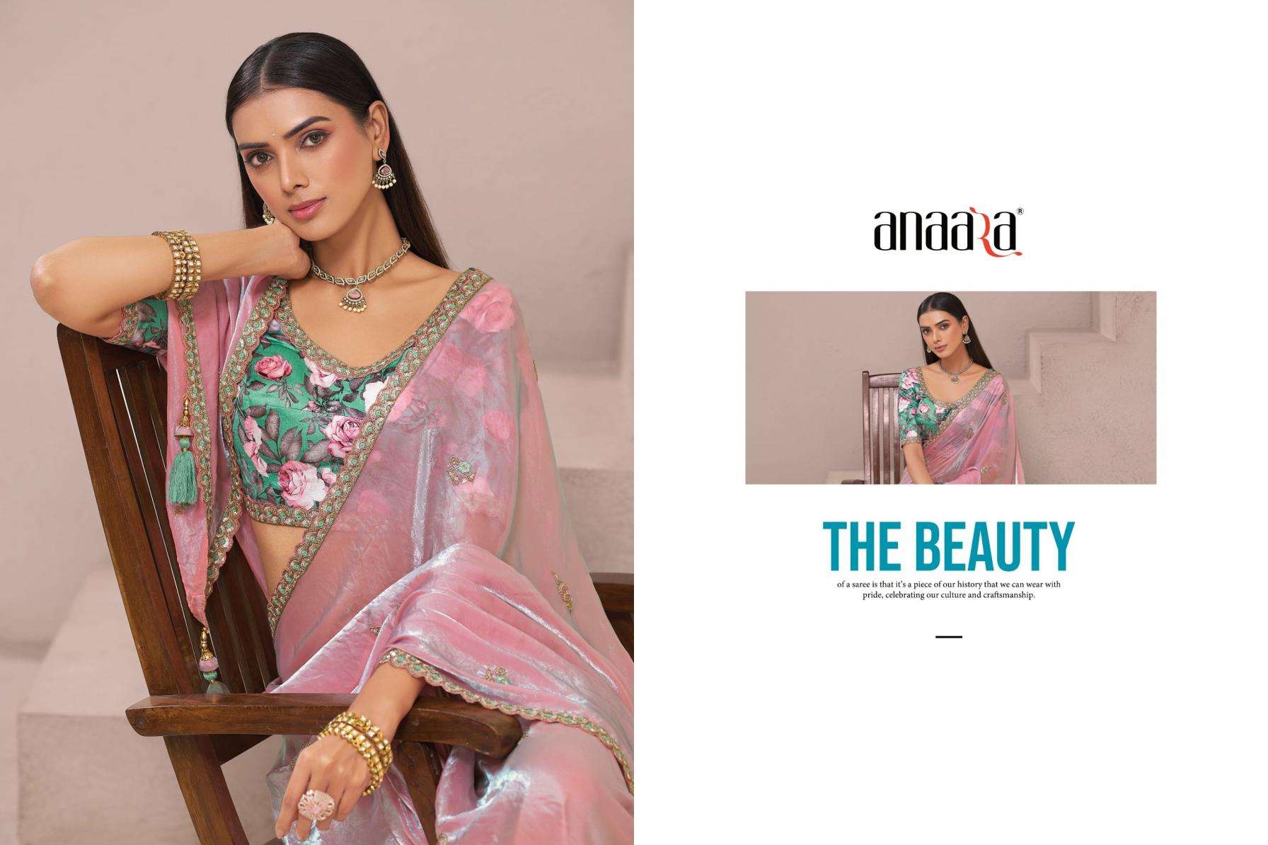 Tathastu Presents Anaara 7701-7709 Fancy Exclusive Designer Sarees For Every Occasion Catalog Wholesaler And Exporter In Surat
