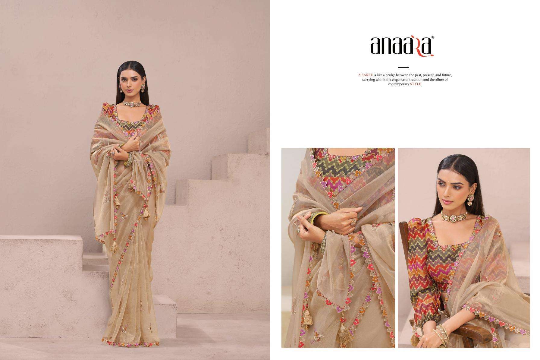 Tathastu Presents Anaara 7701-7709 Fancy Exclusive Designer Sarees For Every Occasion Catalog Wholesaler And Exporter In Surat