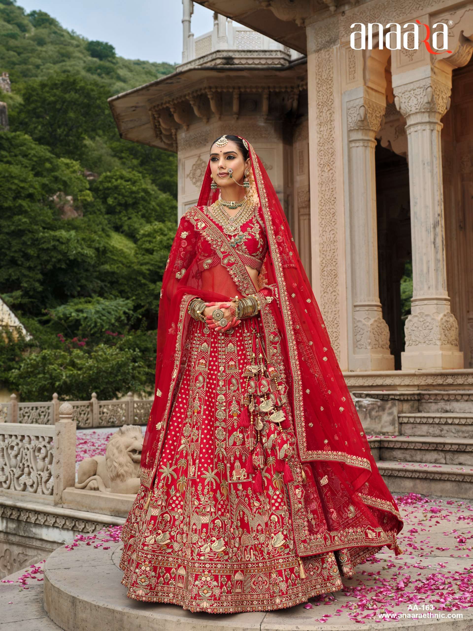 TATHASTU PRESENTS ANAARA BRIDAL WEAR HEAVY DESIGNER LEHNGHA CHOLI CATALOG WHOLESALER AND EXPORTRE IN SURAT 