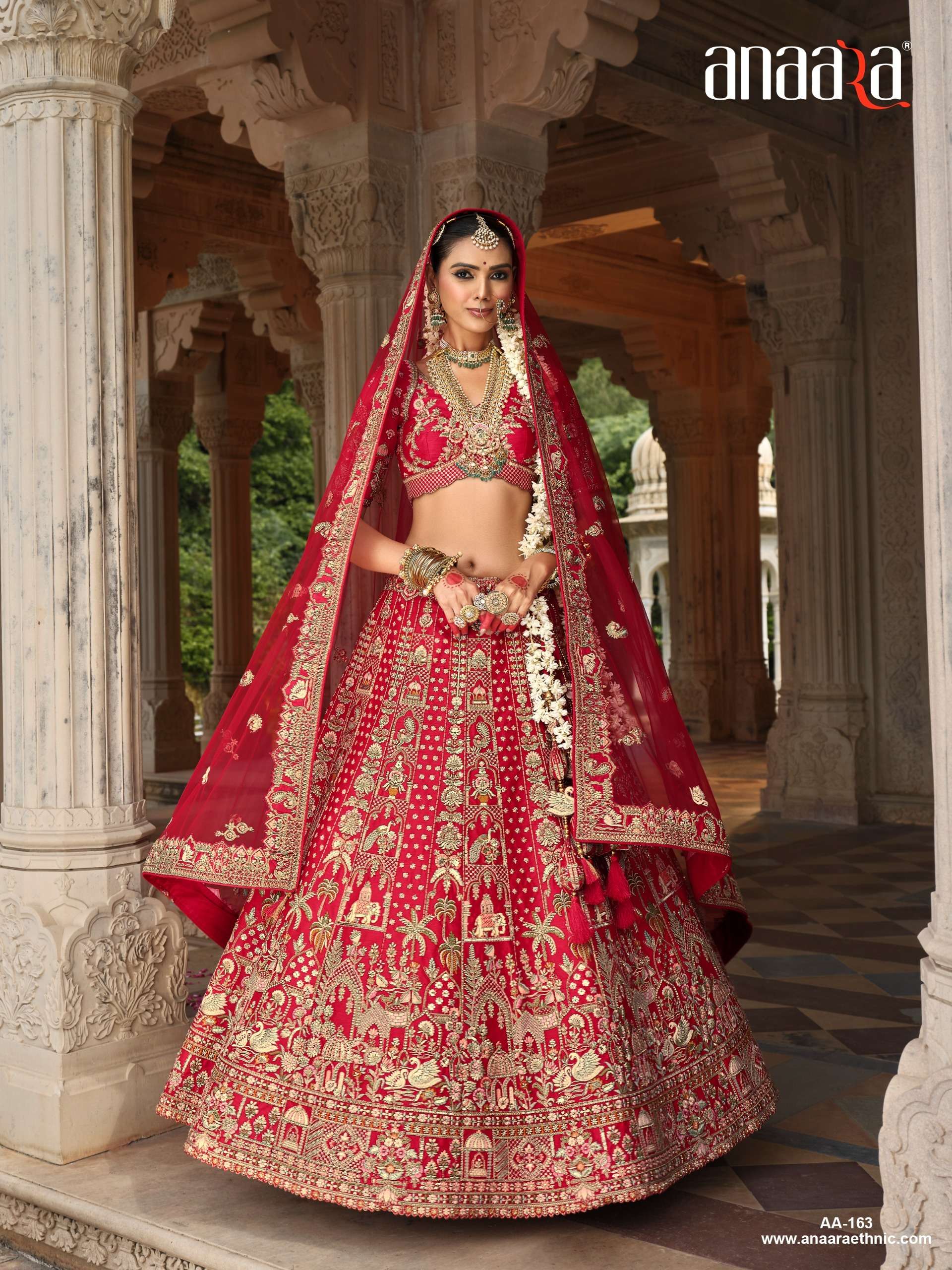 TATHASTU PRESENTS ANAARA BRIDAL WEAR HEAVY DESIGNER LEHNGHA CHOLI CATALOG WHOLESALER AND EXPORTRE IN SURAT 