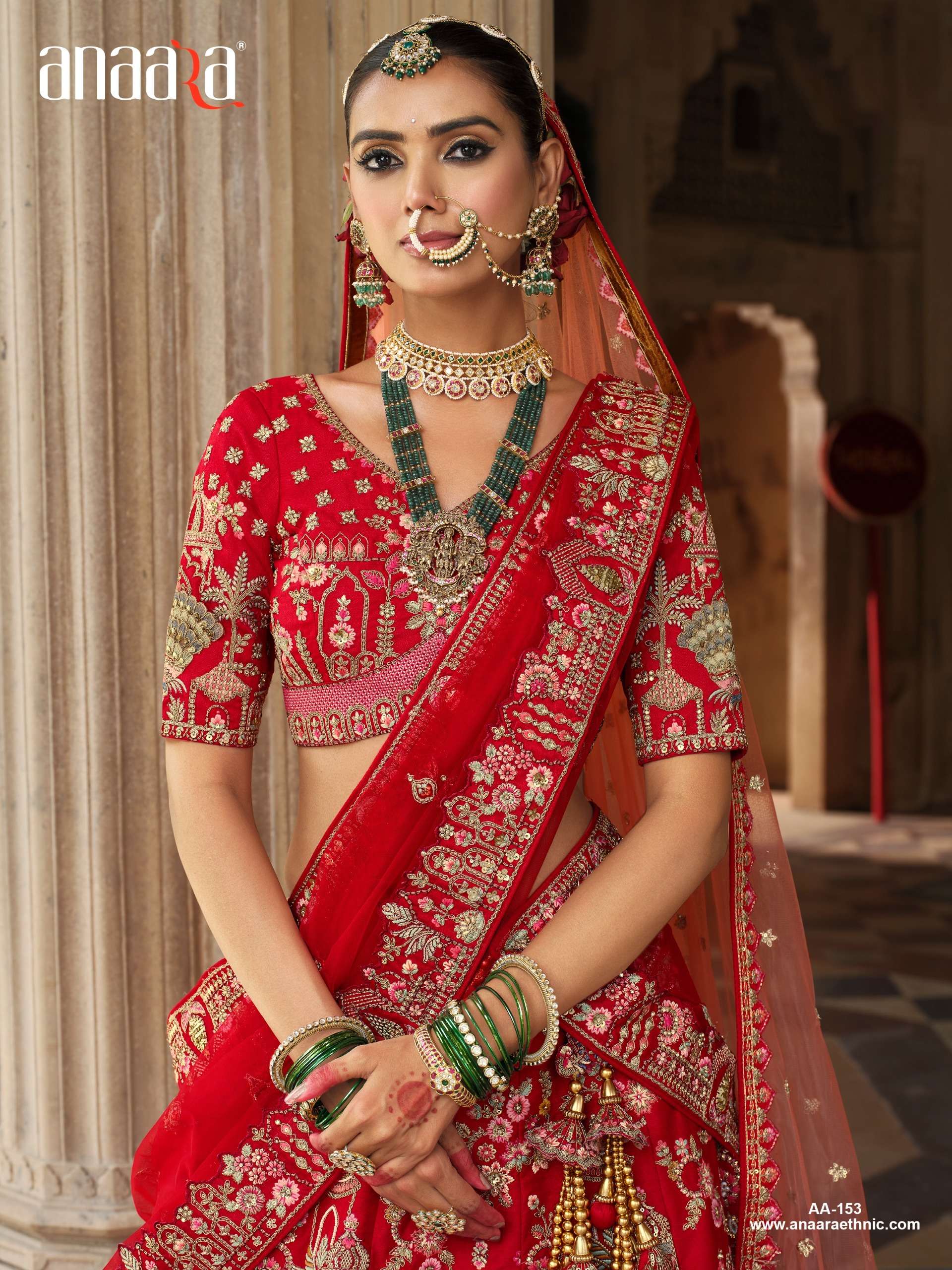 TATHASTU PRESENTS ANAARA BRIDAL WEAR HEAVY DESIGNER LEHNGHA CHOLI CATALOG WHOLESALER AND EXPORTRE IN SURAT 
