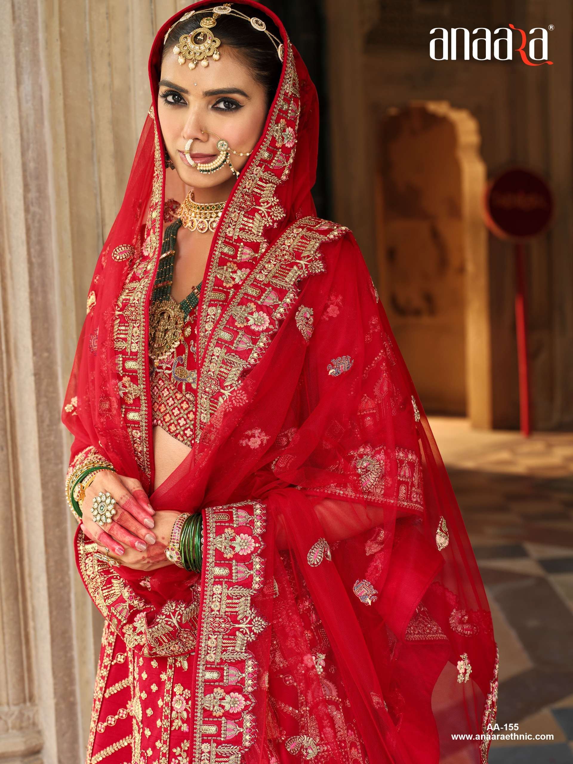TATHASTU PRESENTS ANAARA BRIDAL WEAR HEAVY DESIGNER LEHNGHA CHOLI CATALOG WHOLESALER AND EXPORTRE IN SURAT 