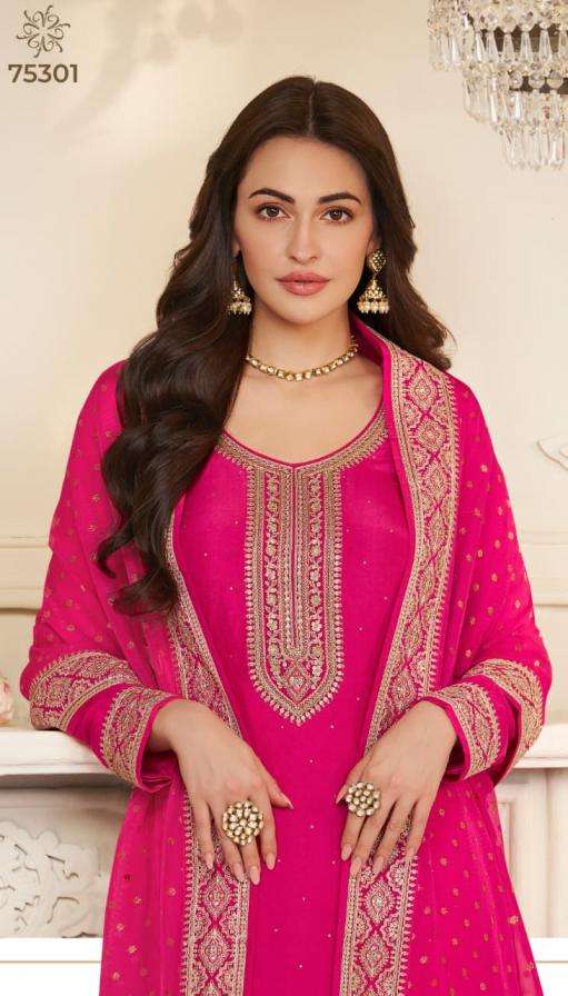 VINAY PRESENTS KULEESH SAIYAARA AMAZING MUGA SILK SALWAR SUITS CATALOG WHOLESALER AND EXPORTER IN SURAT