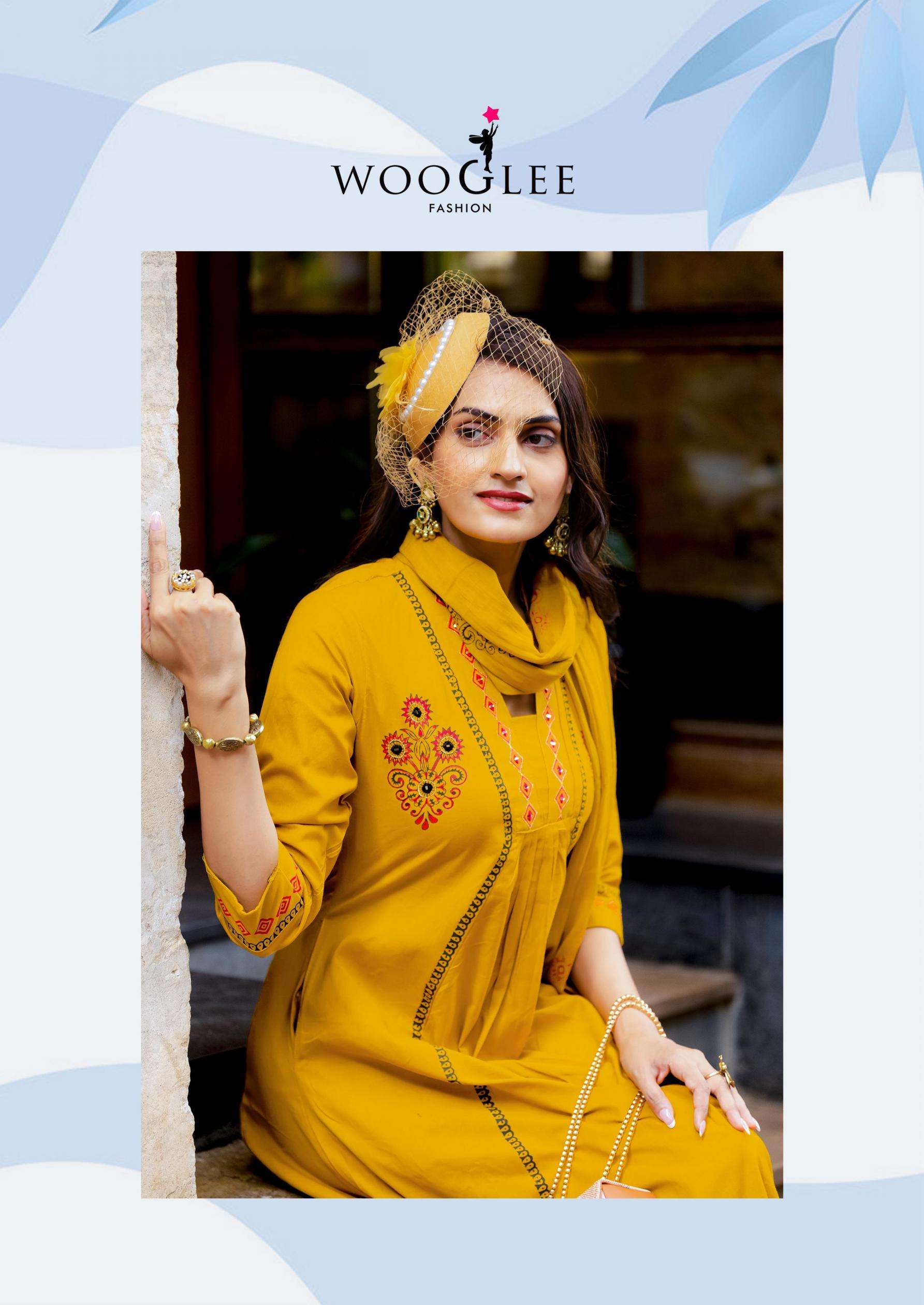 Wooglee Presents Tanya Fully Stitch Cotton Flex Unique Kurtis Catalog Wholesaler And Exporter 
