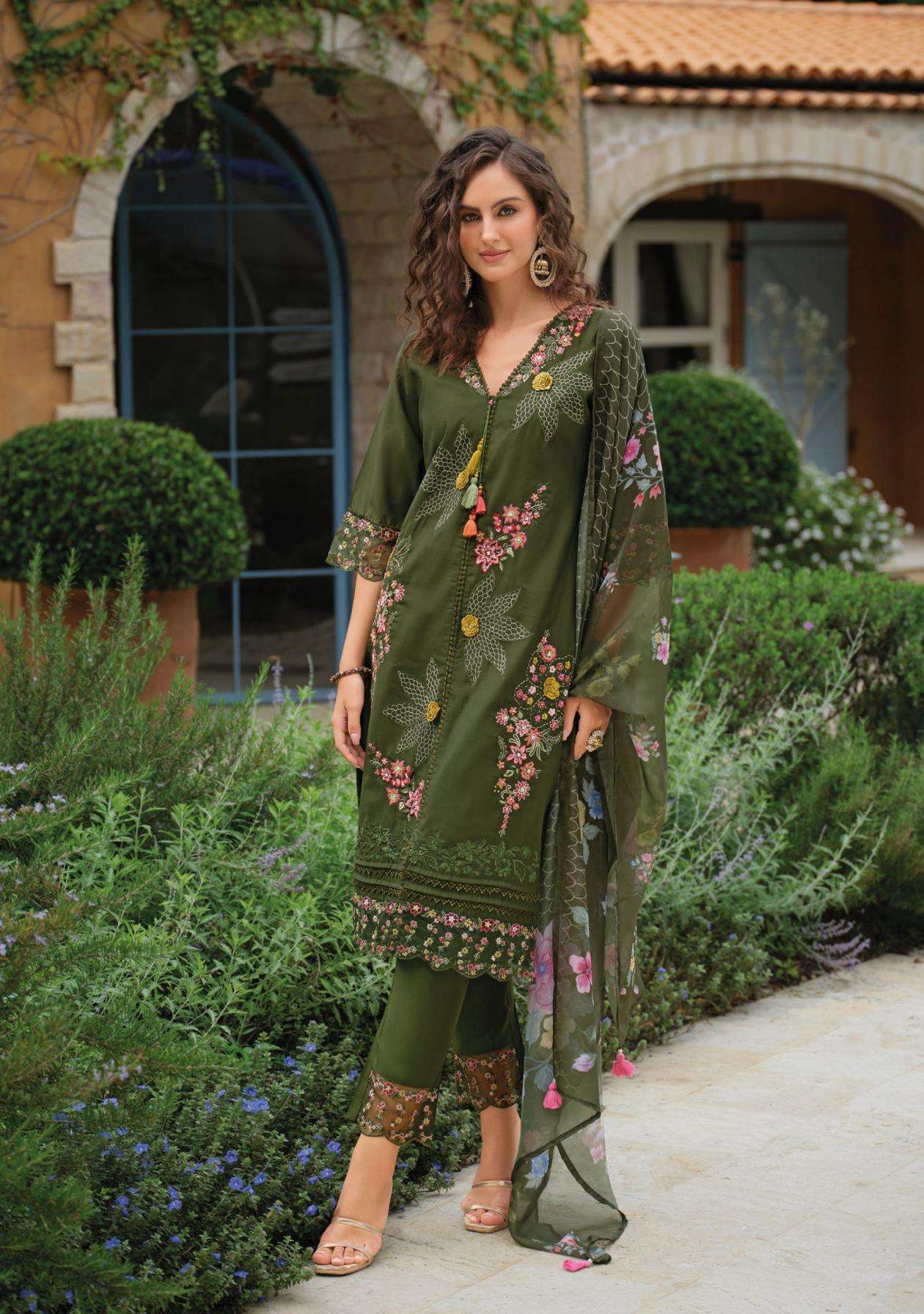 Lady Leela Presents Zoya Viscose Silk Readymade Party Wear Suit For Womens Catalog Wholesaler And Exporter 