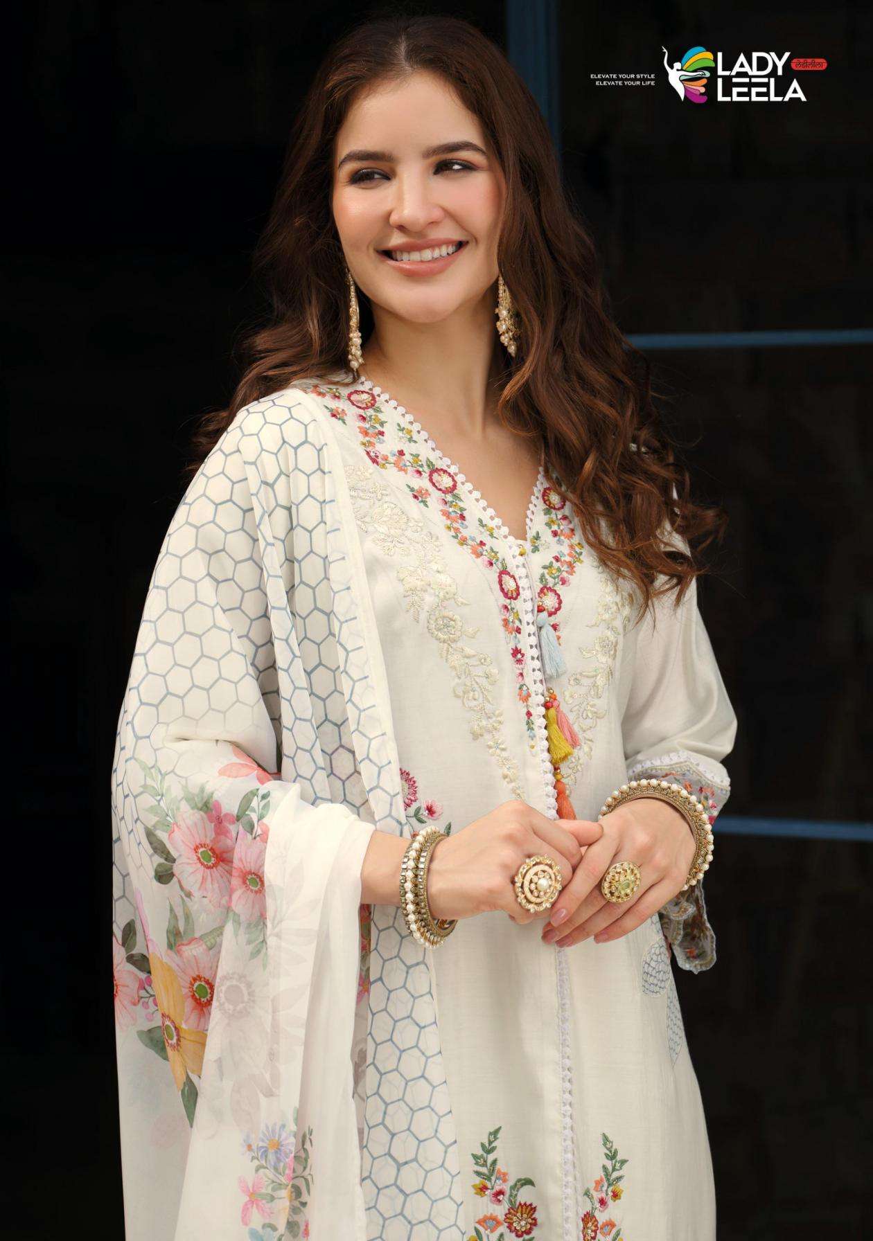 Lady Leela Presents Zoya Viscose Silk Readymade Party Wear Suit For Womens Catalog Wholesaler And Exporter 