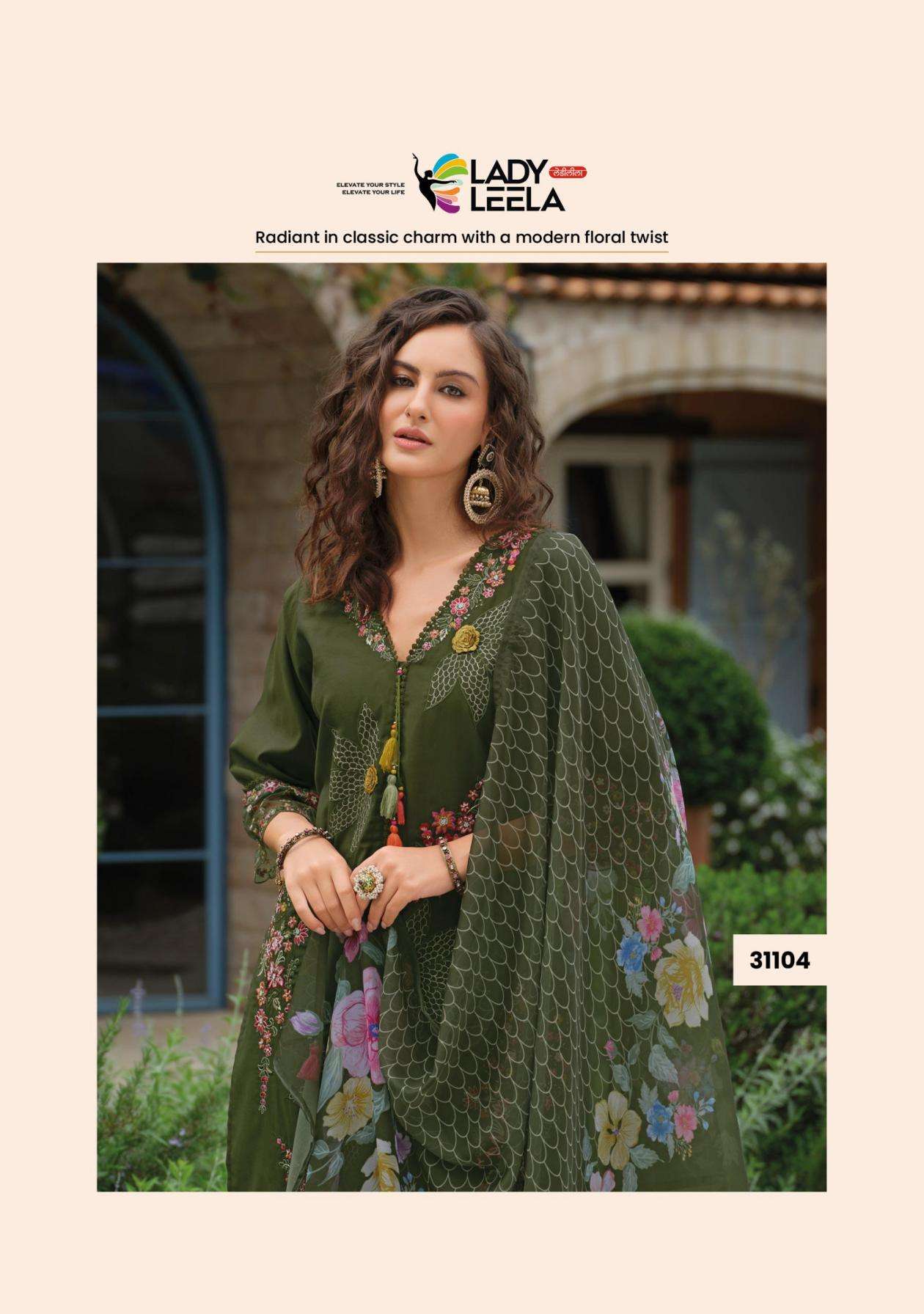 Lady Leela Presents Zoya Viscose Silk Readymade Party Wear Suit For Womens Catalog Wholesaler And Exporter 