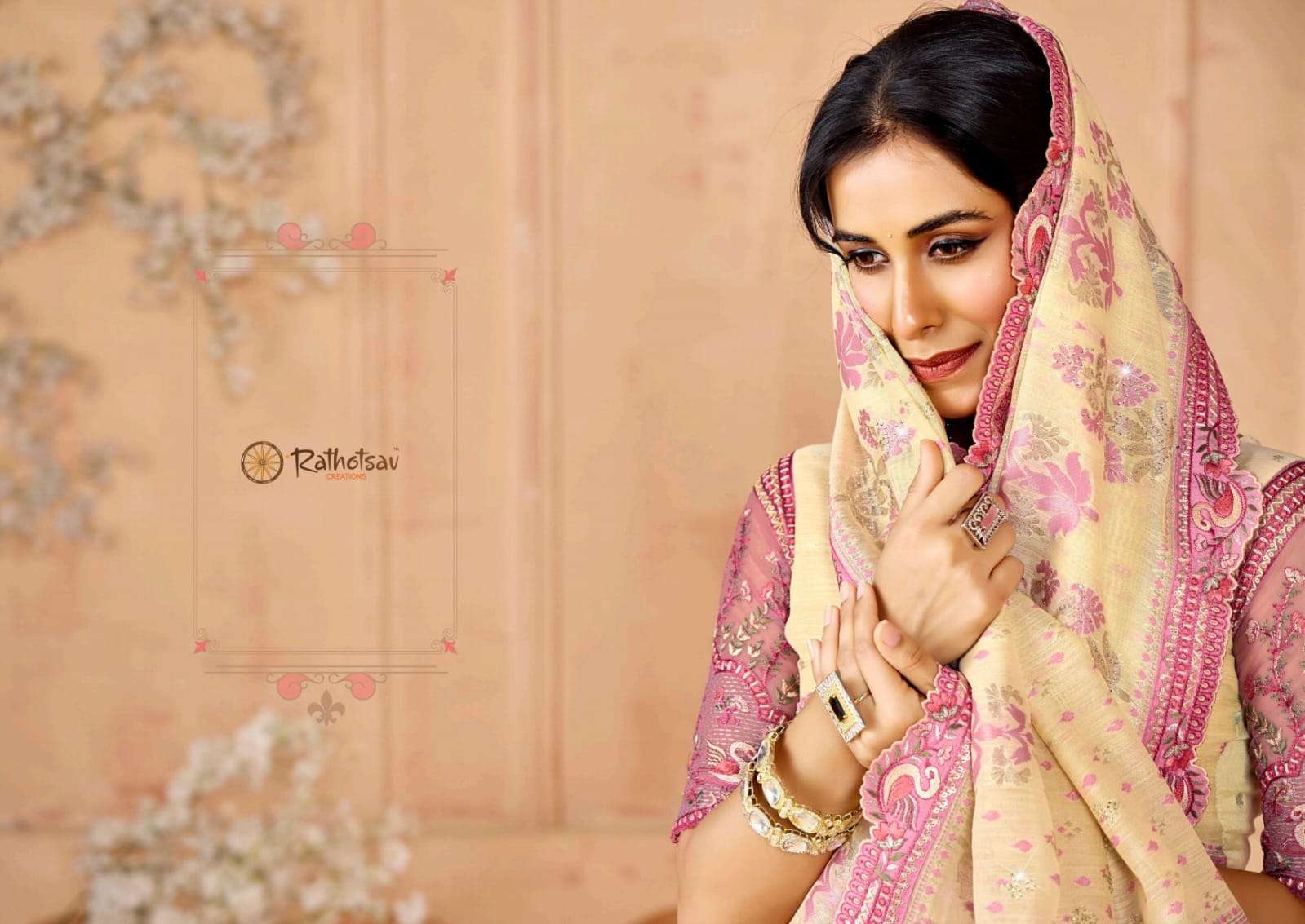 RATHOTSAV BY RAJGURU PRESENTS SHYAMLI VOL-2 FANCY FUNCTION WEAR SAREES CATALOG WHOLESALER AND EXPORTER IN SURAT