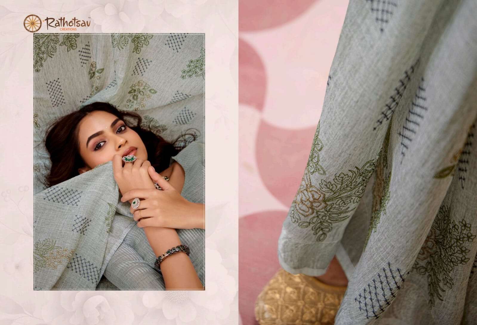 RATHOTSAV BY RAJGURU PRESENTS YAMINI FANCY SAREES CATALOG WHOLESALER AND EXPORTER IN SURAT