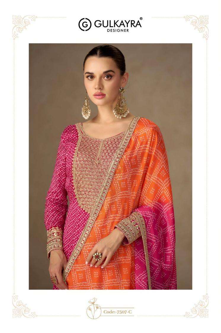 Gulkayra Designer Presents Saiyaara Readymade Chinon Anarkali Gown With Dupatta Catalog Wholesaler And Exporter In Surat 