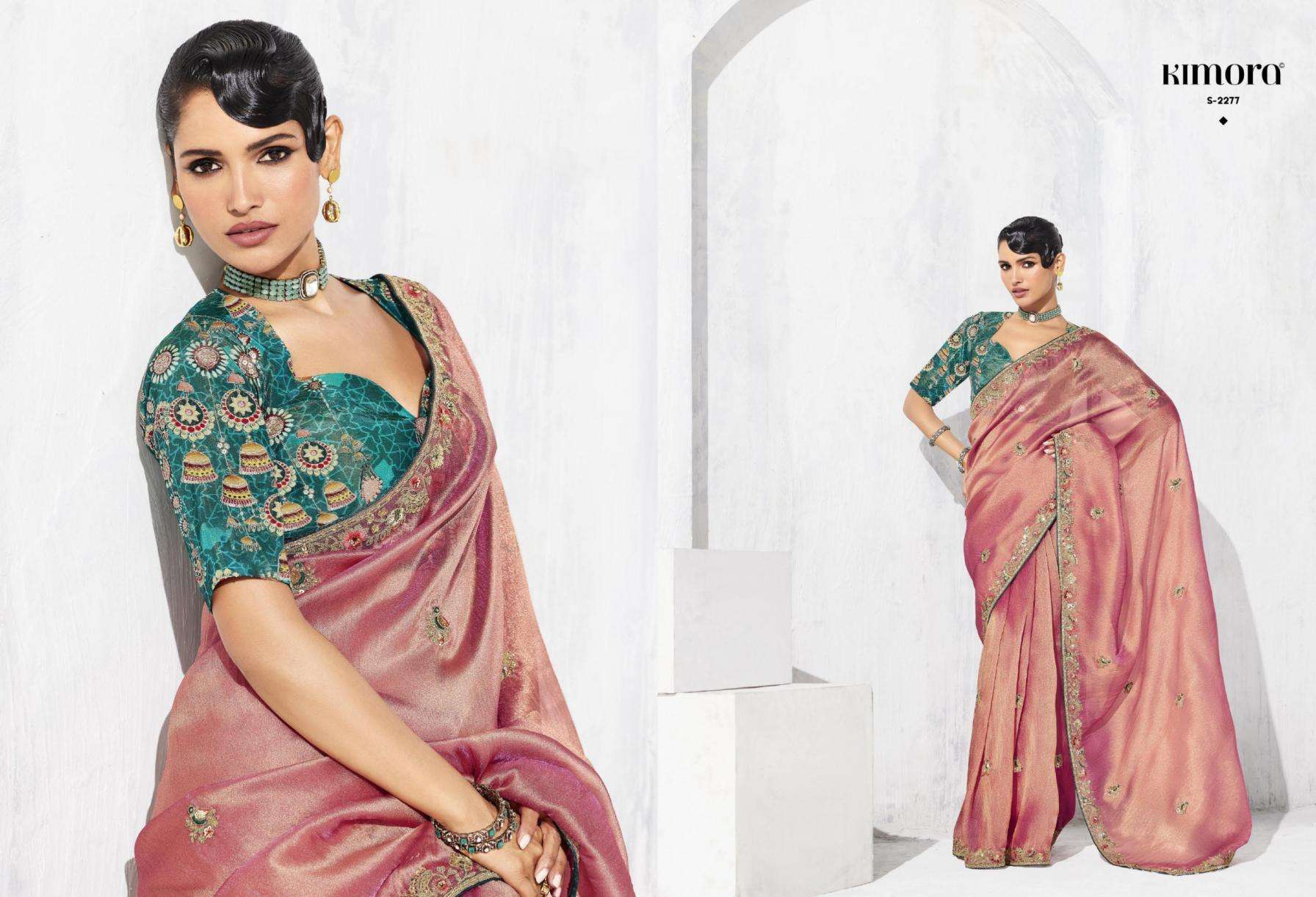 kimora presents lashkara glass tissue organza traditional sarees perfect for festivals