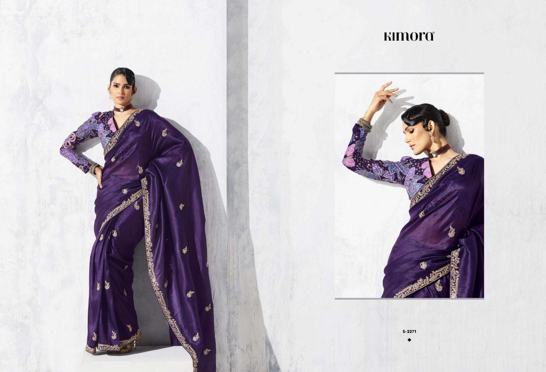 kimora presents lashkara glass tissue organza traditional sarees perfect for festivals