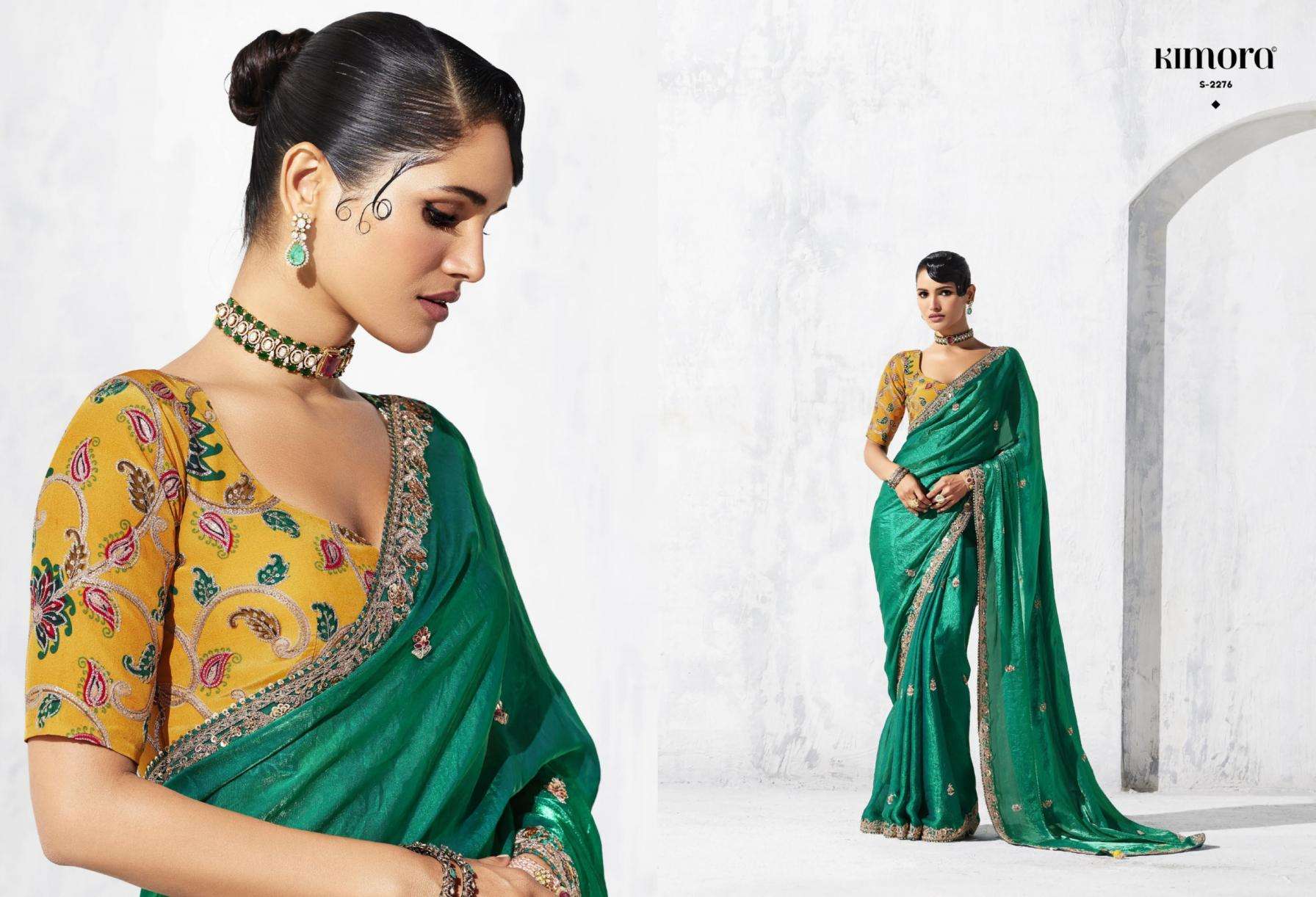 kimora presents lashkara glass tissue organza traditional sarees perfect for festivals